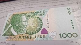1000 Leke Albanien Banknote 2007 