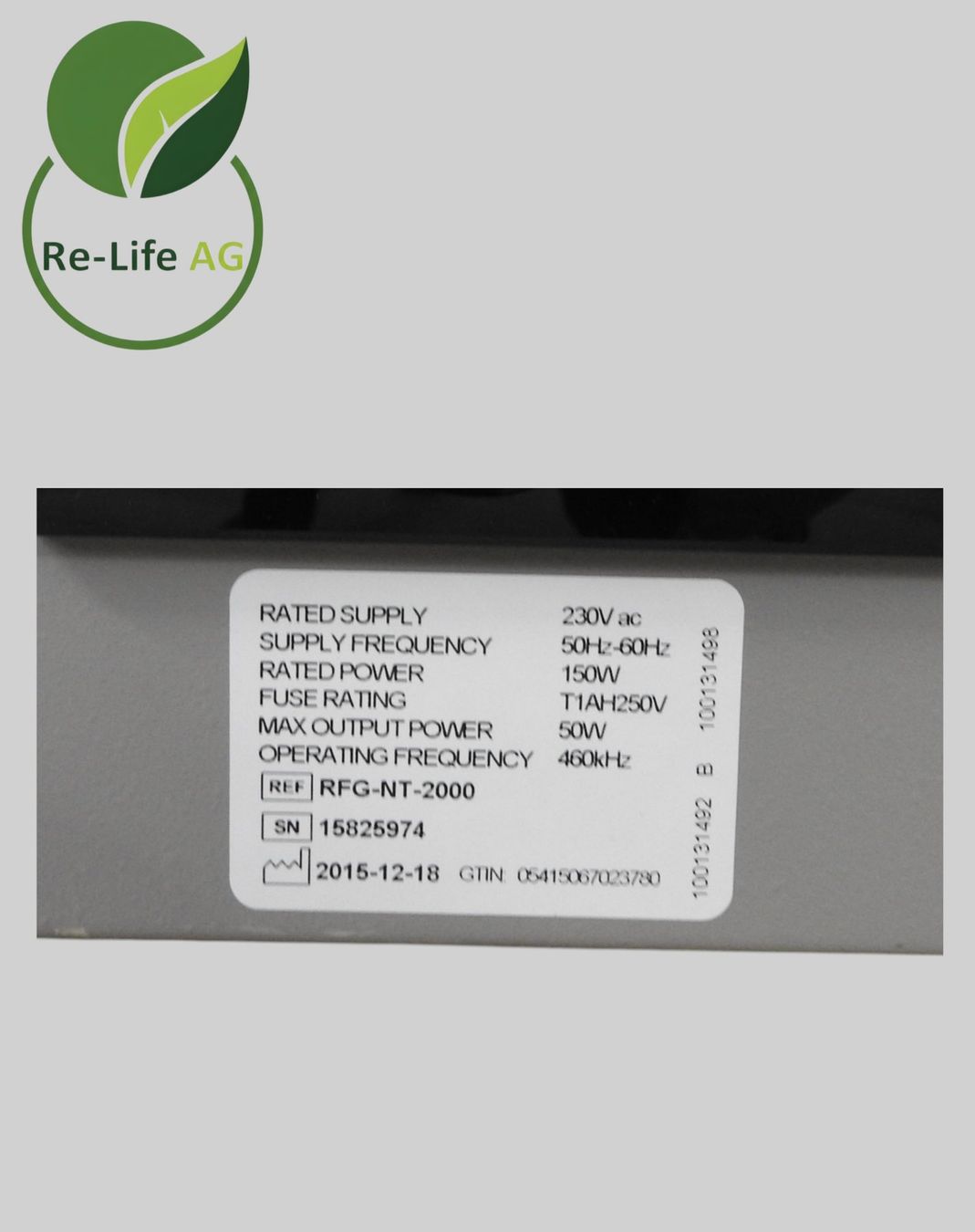 Tutte le macchine: Neuro Therm | NT2000iX | Radiofrequency generator – Usato da Reinach BL venduto da Re-LifeAG_Labor 5