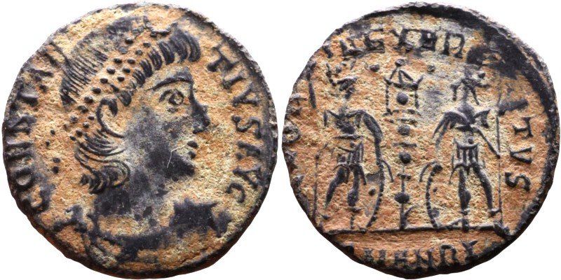 Alle Münzen: CONSTANTIUS II bronze nummus (337-361 AD) – Gebraucht aus La Sarraz von classicworldcoins