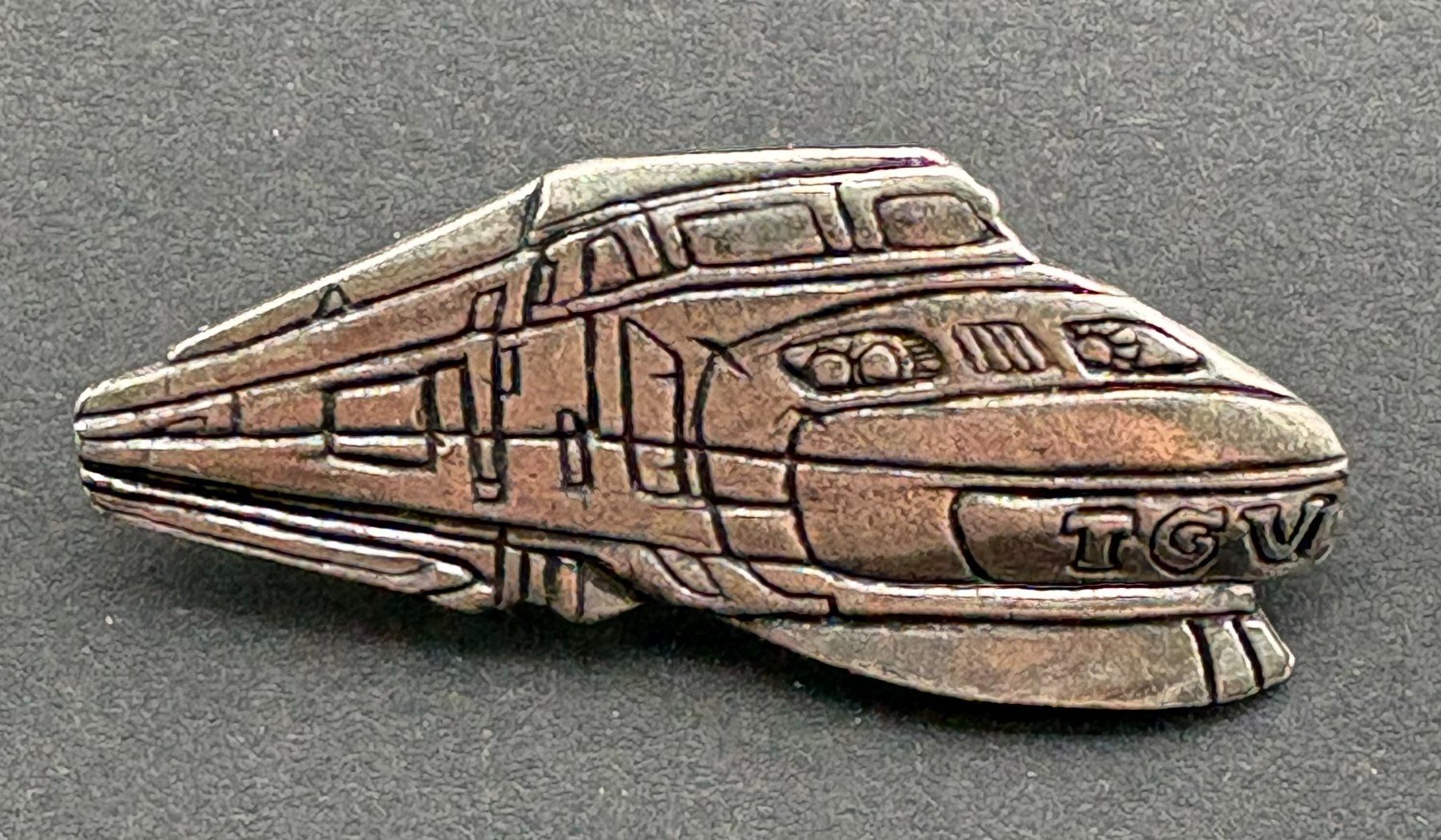 Plaketten & Abzeichen: PIN TGV 6CM LANG – Gebraucht aus Ostermundigen von Wyatt-Earp