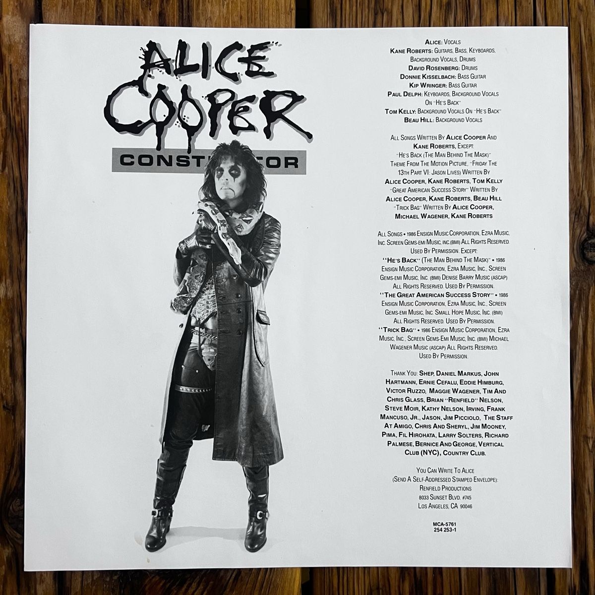 Dischi in vinile: Alice Cooper - Constrictor - Vinyl Near Mint – Usato da Umiken venduto da mar_p7n9 4