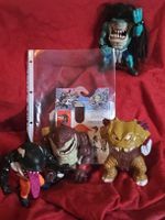 Figurines du dessin animé "Street Sharks" Mattel, lot de 4