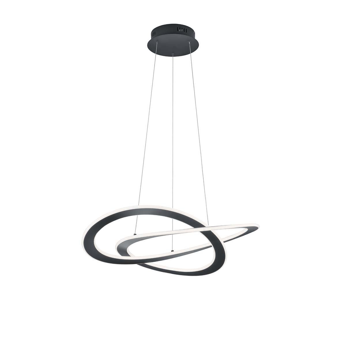 Lampadari & plafoniere: LED Pendelleuchte, Anthrazit, 71 cm Ø – Nuovo (secondo la descrizione) da Kreuzlingen venduto da Smart-Light 5
