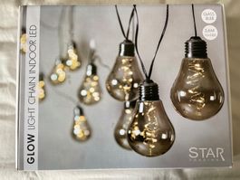 Glow Lichterkette Indoor LED, 3.6m, 10er Set, Neu!