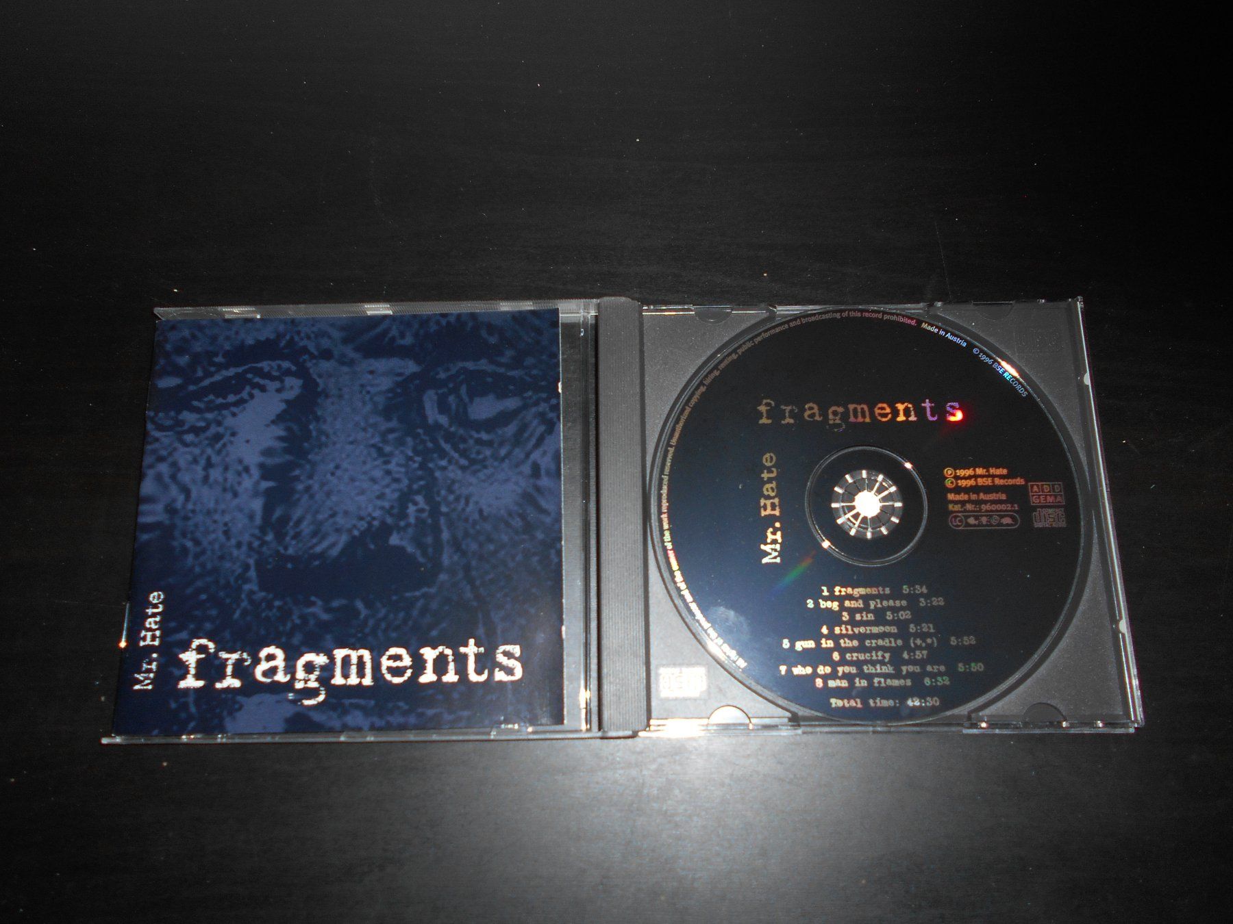CDs: Mr. Hate – Fragments / 1997 – Gebraucht aus Aarberg von witchhunter01