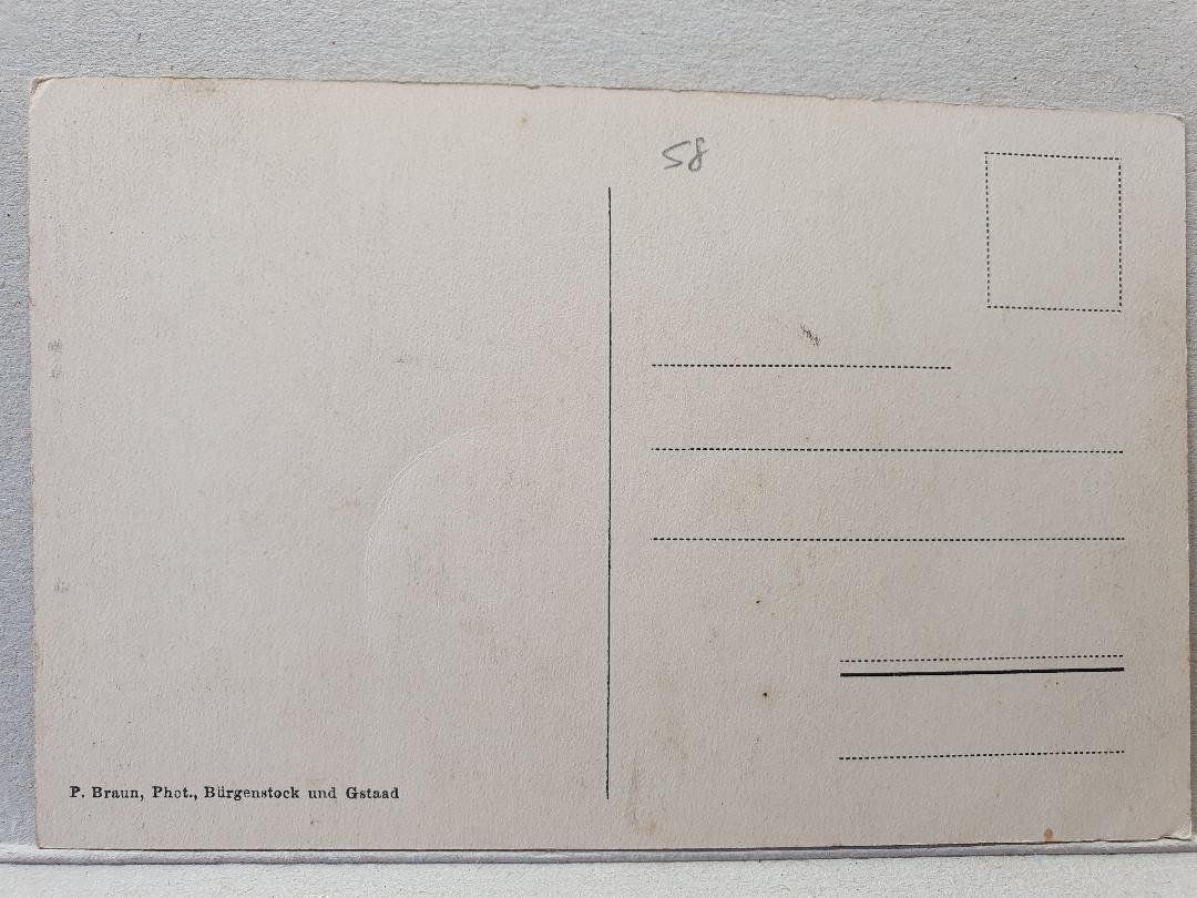 Cartoline postali: BÜRGENSTOCK   -   Felsenweg – Usato da Delémont venduto da Domdom1 1