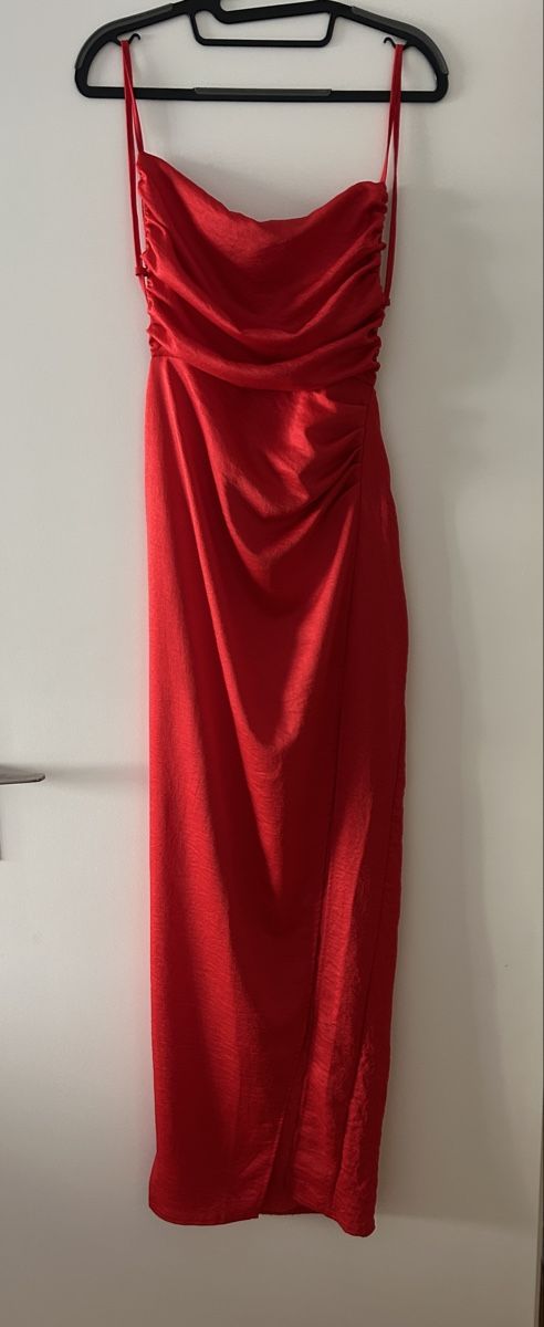 Vestiti: Edles Satin Maxikleid/Abendkleid, rot, Grösse S, neu – Nuovo (secondo la descrizione) da Spiez venduto da gerybe
