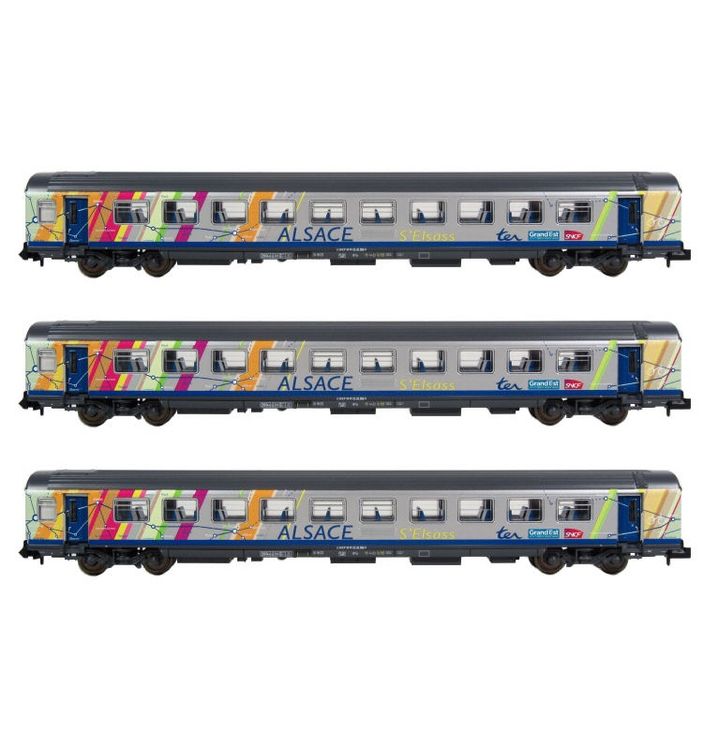 Piko 94083 Voiture Corail VTU Languedoc 2ème Classe SNCF échelle N (1/160)