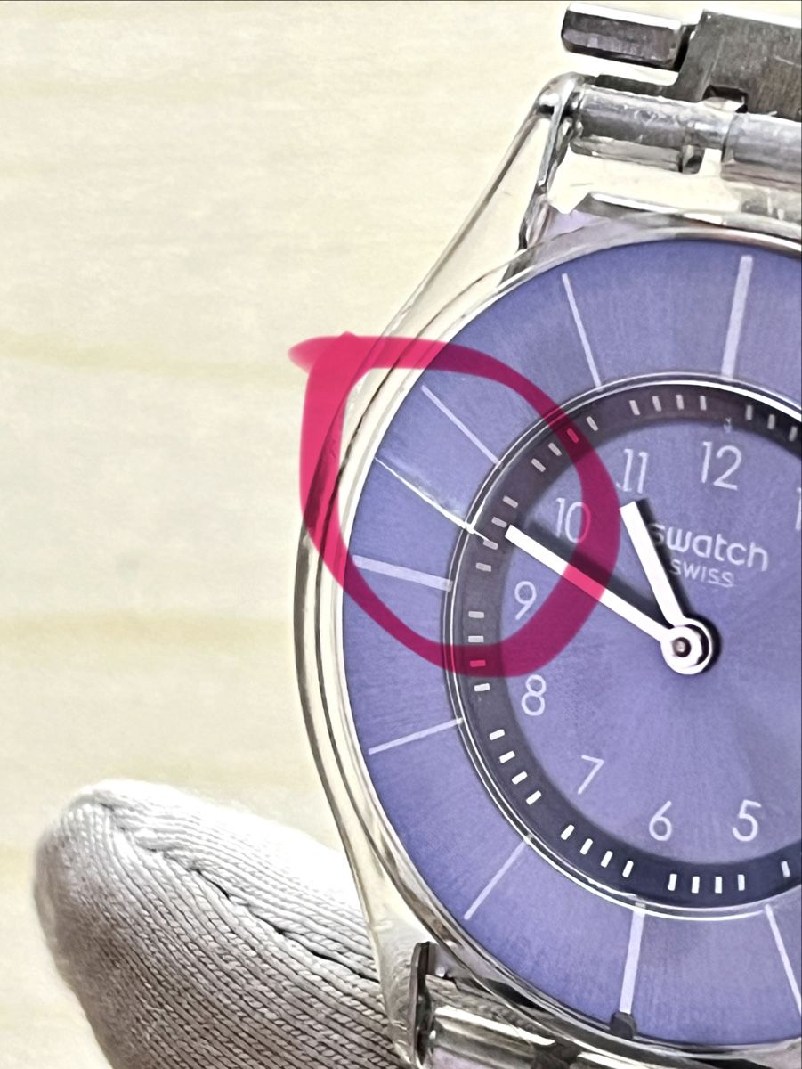 Swatch Uhren: Swatch Uhr transparent mit Metallband  – Gebraucht aus Grenchen von chththl 3