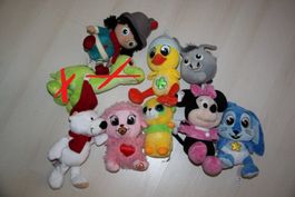 8 süsse Stofftiere (Migros und andere)
