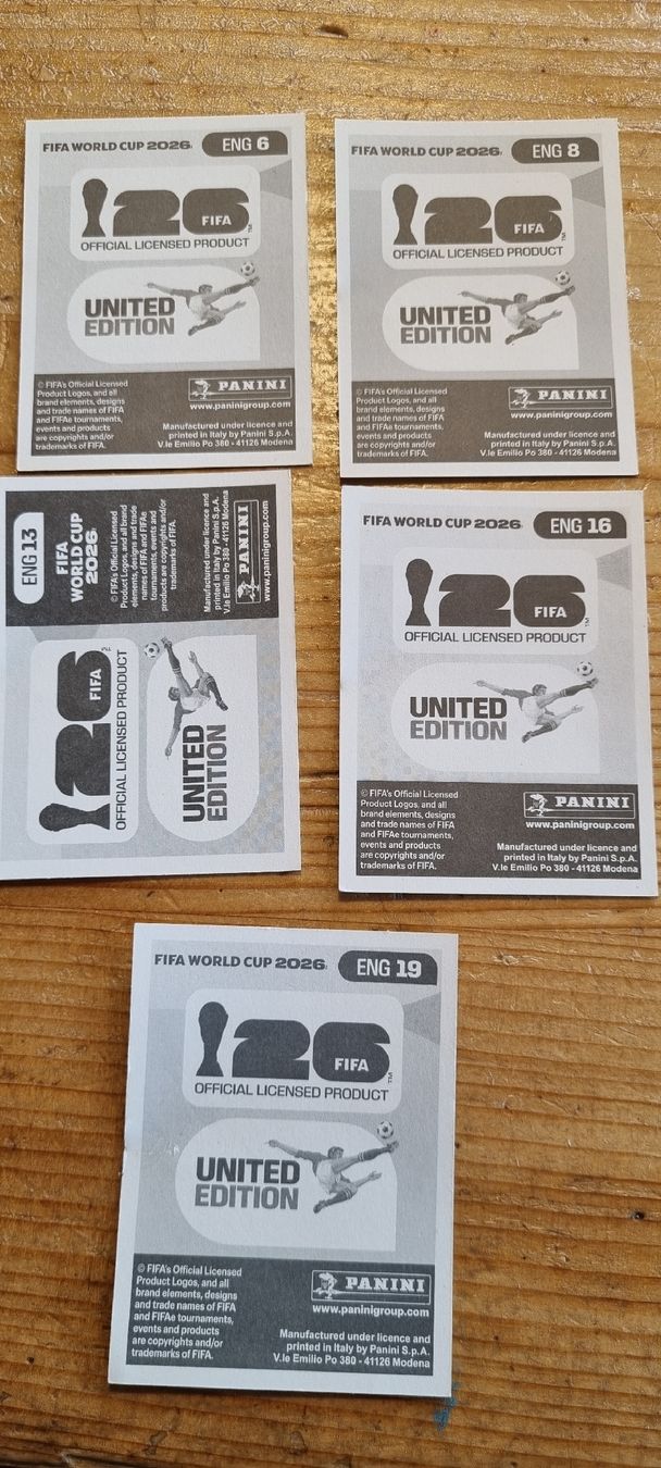 Panini Sammelbilder & Trading cards: Panini ENG – Neu (gemäss Beschreibung) aus Tenniken von Bi