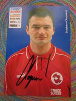 SCHWEIZER NATIONAL TEAM STEPHANE CHAPUISAT  AUTOGRAMM ANTIK