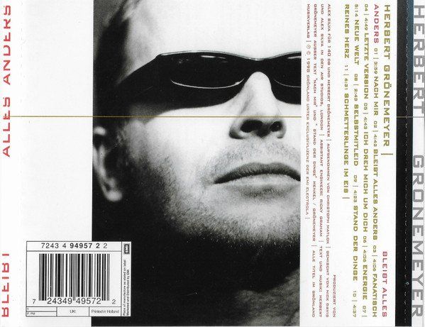 CD: CD Herbert Grönemeyer - Bleibt alles anders (1998) – Usato da Möriken AG venduto da mineralia 1