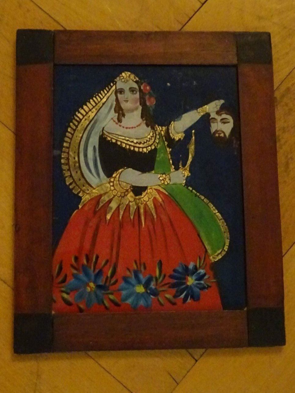 Dipinti: Heilige Judith / Ikone Hinterglasbild – Usato da Esslingen venduto da eintagammeer 3