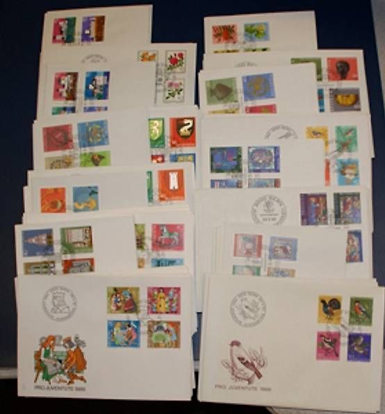 Tutti i francobolli: FDC Couverts RIESIGES LAGER CH & Lichtenstein – Nuovo (secondo la descrizione) da Bleienbach venduto da Mineral_Antik57 1