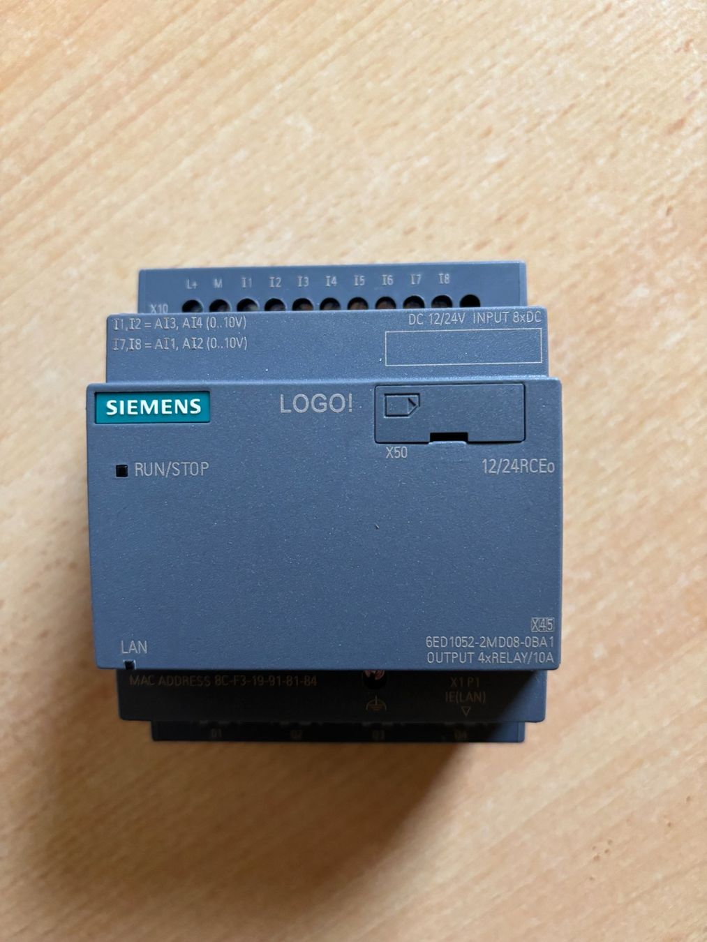 Siemens Componenti elettronici: Siemens Logo 12/24V DC – Usato da Biberist venduto da Oberwald45