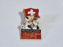 FIFA World Cup (WM) USA 1994 Switzerland / Coca Cola Pin