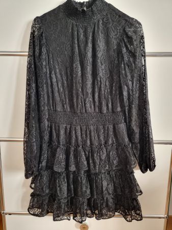 EXPRESS - Schwarzes Minikleid aus Spitze