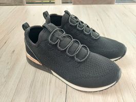 Venice Damen Sneaker Grösse 39 schwarz/roségold 