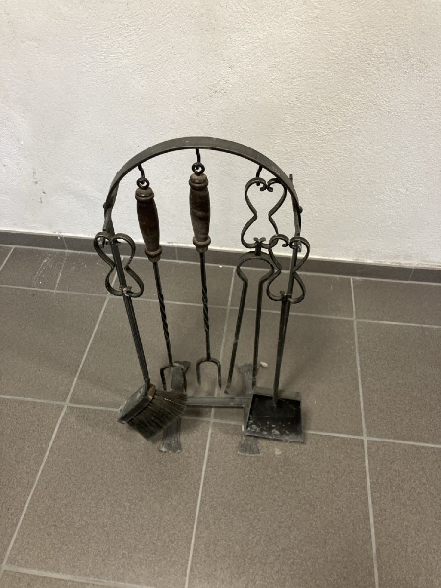 Set di posate: Grill grillzange grillbesteck antik – Usato da Oberaach venduto da soda05