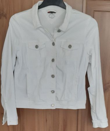 Weisse Jacke Damen Gr. 38
