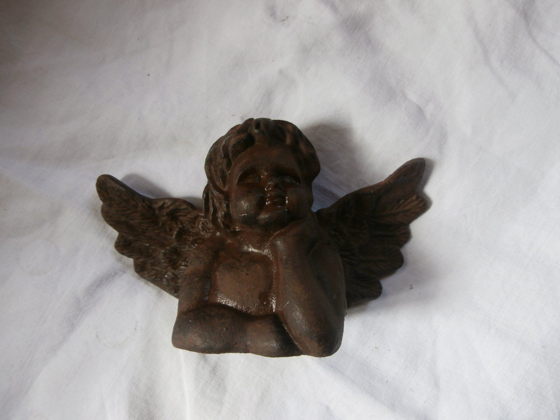 Statuette: sehr schöne Gusseisen Engelfigur – Usato da Rüschegg-Heubach venduto da Ofen111 2