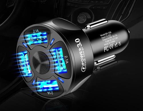 Caricabatterie: 4USB Auto-Ladegerät – Nuovo e nell'imballaggio originale da Liestal venduto da OMAROSHOP 3