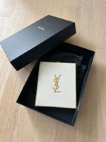 Saint Laurent Tasche Clutch weiss Gold neuwertig OVP