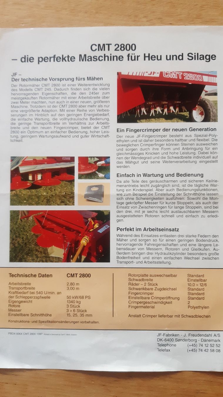 Tutte le macchine: Trommelmähwerk JF – Usato da Lohnstorf venduto da JD720Standart 2