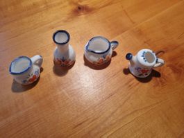 4 tlg. Puppenhaus Geschirr, herzig