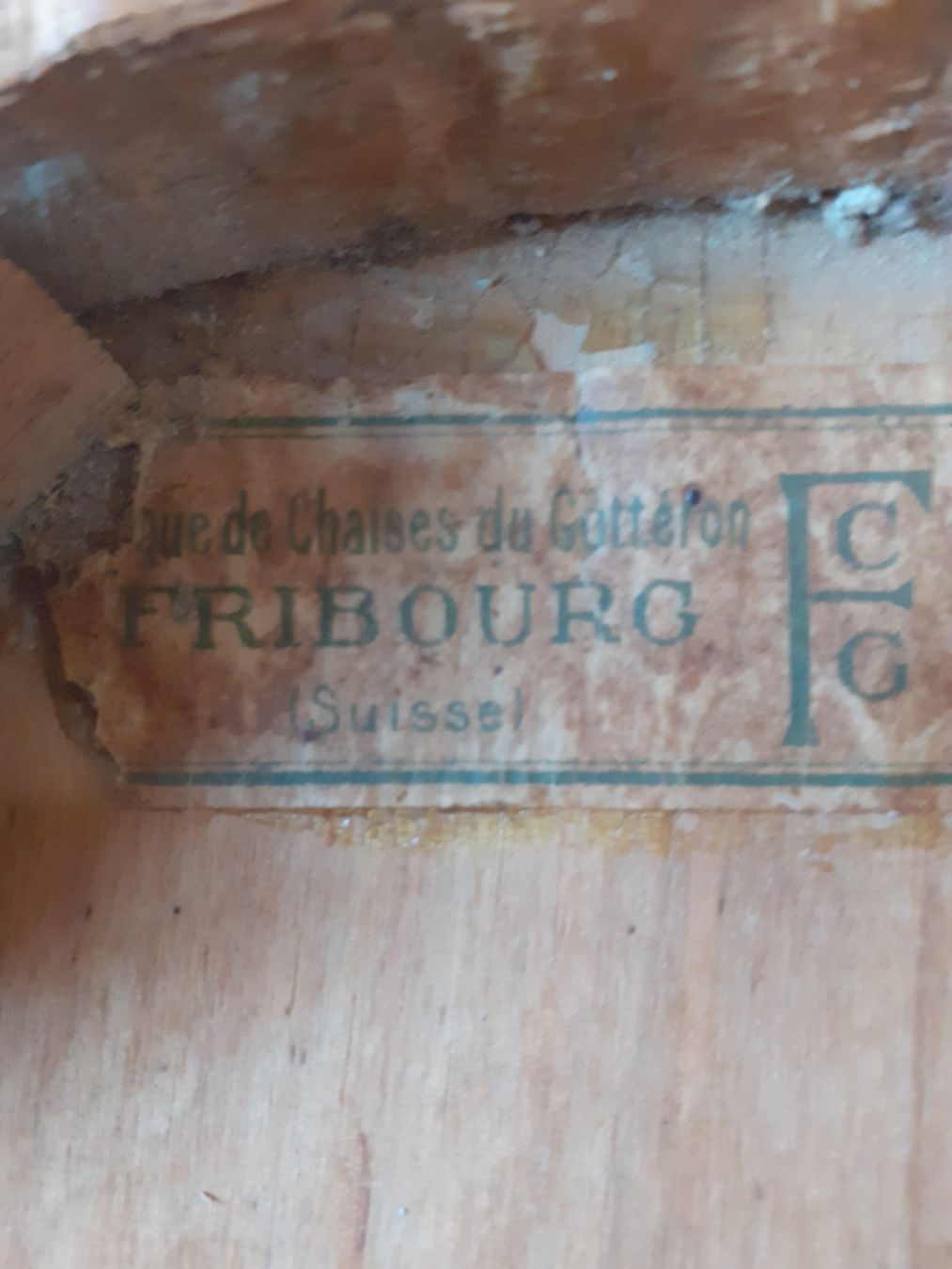 Sedie: Chaise ancienne en bois courbé, assise décorée – Usato da Lausanne venduto da nma_b7dk 4