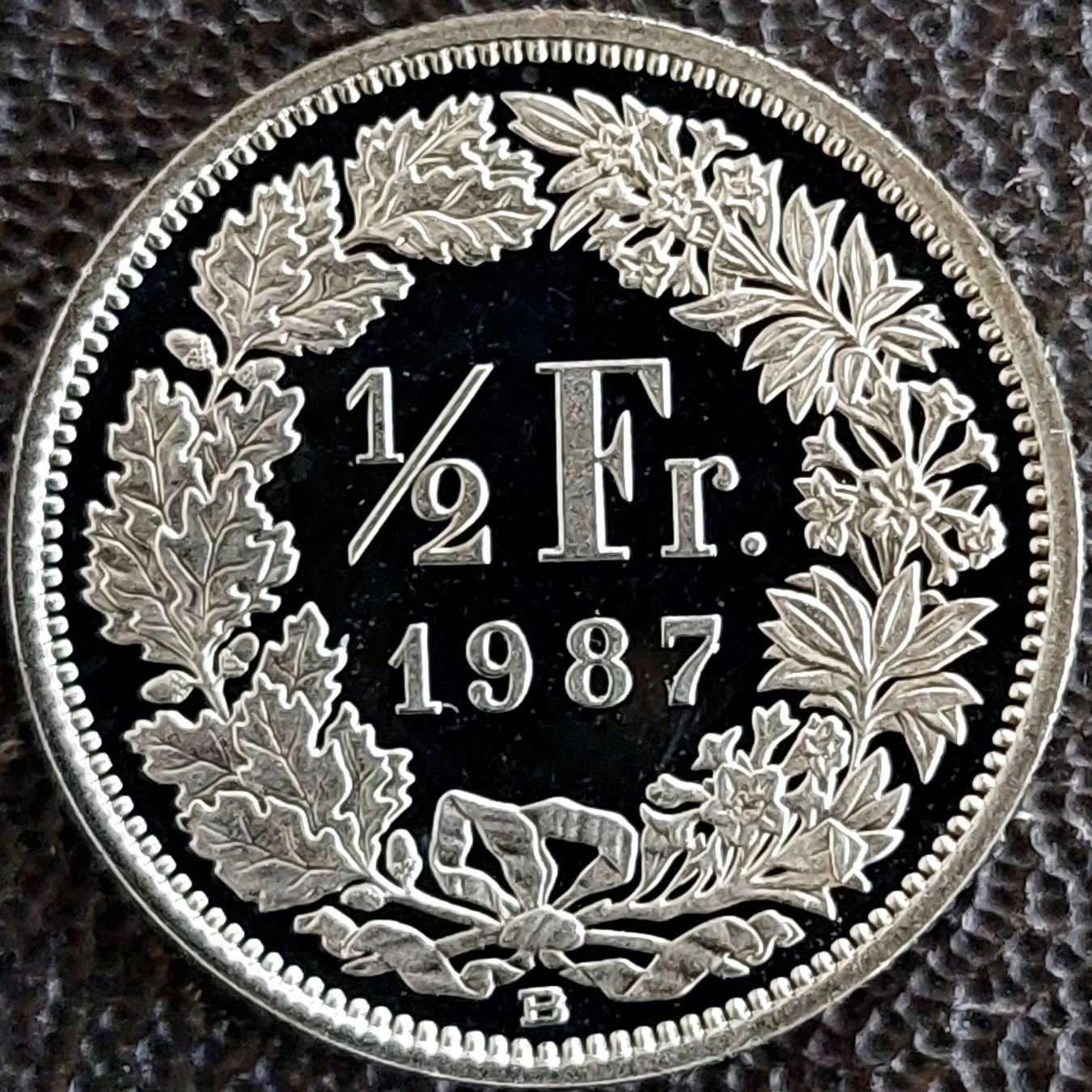 Alle Münzen: 50 Rappen 1987 stgl. / aus Münzsatz – Neu (gemäss Beschreibung) aus Arch von coinsandmore