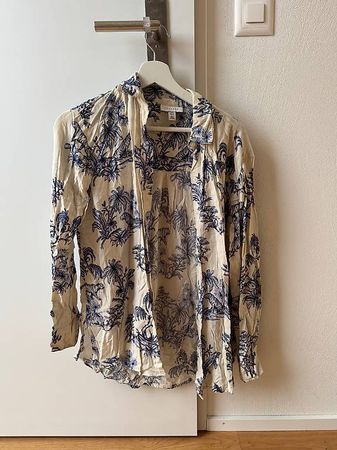 Topshop Women's Floral Shirt - Size 36