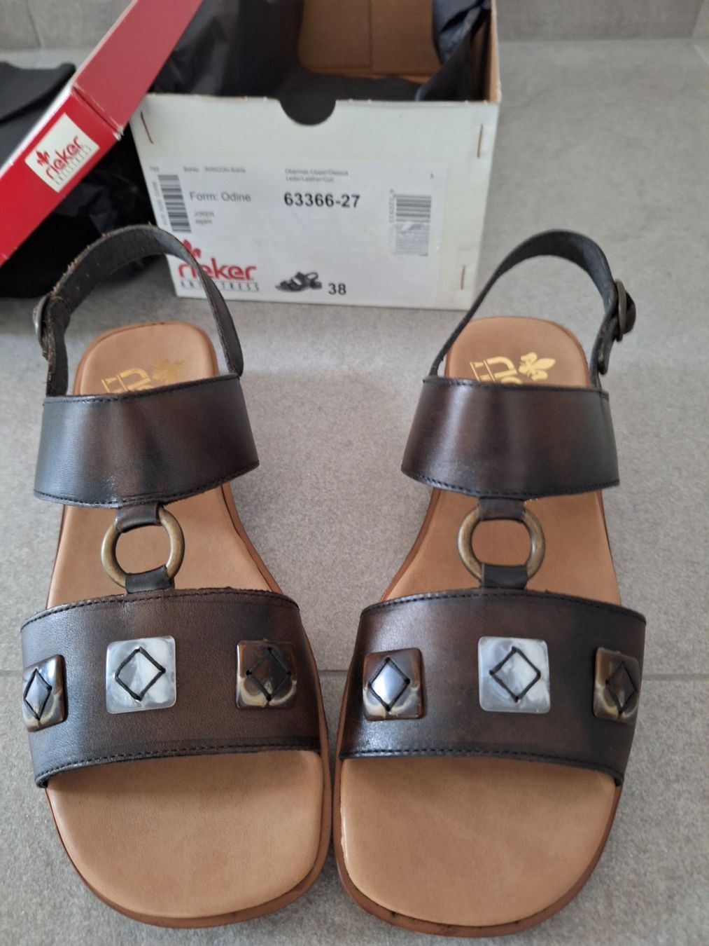 Rieker Scarpe da donna: Damensandale Rieker – Nuovo e nell'imballaggio originale da Mühlethal venduto da prackendorf 2