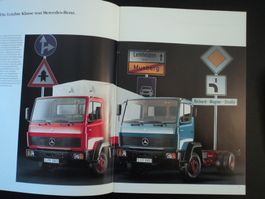 Prospekt Mercedes-Benz Pritschenwagen Sattelzugmaschine 1991