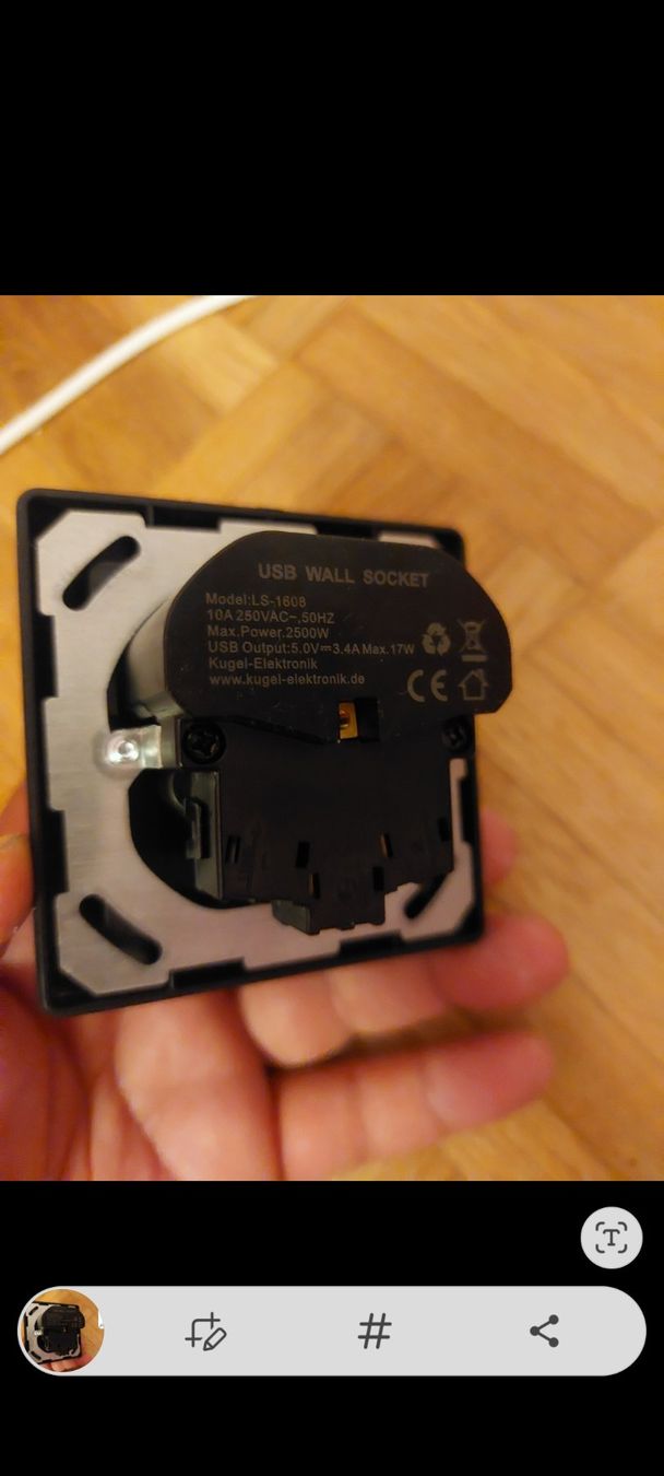 Stecker: Steckdose mit USB-A und USB-C Schwarz neu – Neu (gemäss Beschreibung) aus winterthur von cantanhede01 1