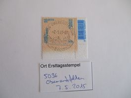 Voll Ort Ersttagsstempel aus 5036 Unterentfelden