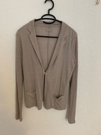 Blaumax 100% Leinen Cardigan Jacke Jäckli Gr. M