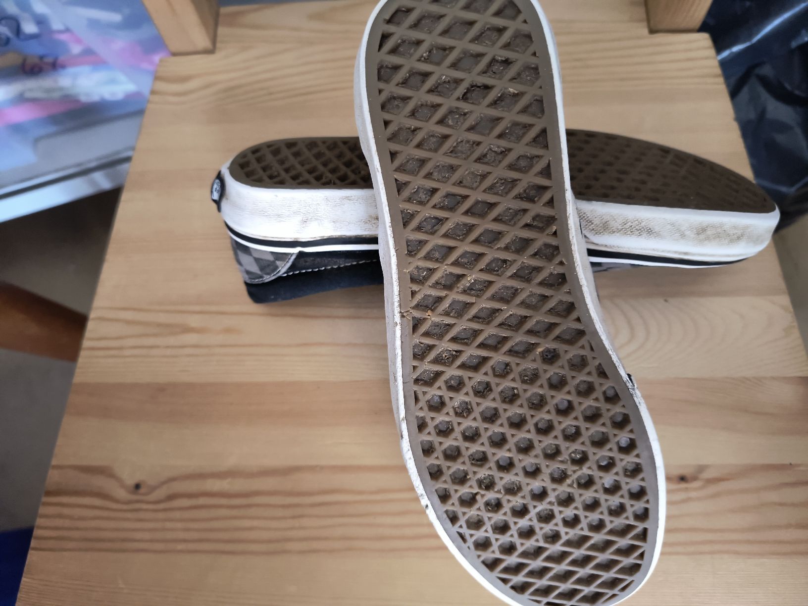Vans Scarpe da uomo: Vans Checkerboard Slip-Ons Grösse 39 👟 – Usato da Oberweningen venduto da Bumblebee2 1