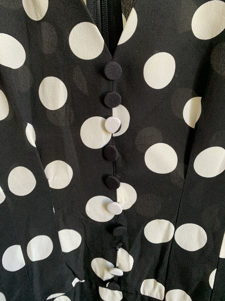 Michael Kors Top: Top à pois asymétrique Michael Kors – Nuovo e nell'imballaggio originale da Genève venduto da rez_c6c6 5