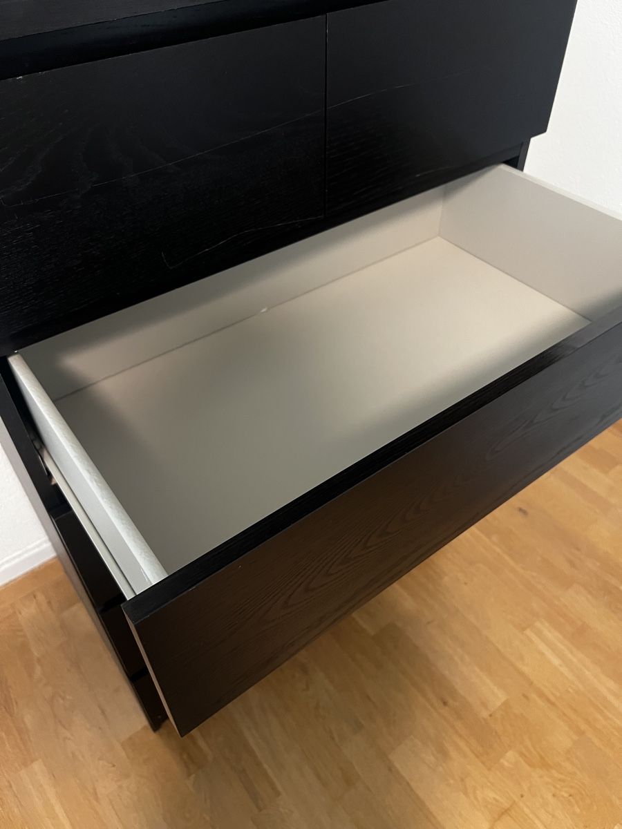 Kommoden: IKEA MALM Kommode dunkelbraun 6 Schubladen – Gebraucht aus Liebefeld von neuronixe 6