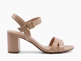 Dune London Merisa - tolle Sandale mit Blockabsatz Gr. 39