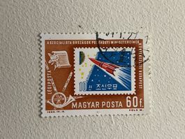 Cosmo und Space Theme Briefmarke