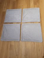 Kissenbezug grau 45x45 4 Stück