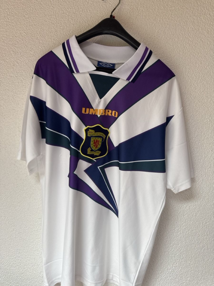 Canottiere & Pantaloni: Schottland Trikot – Usato da Gebenstorf venduto da Retroshirt