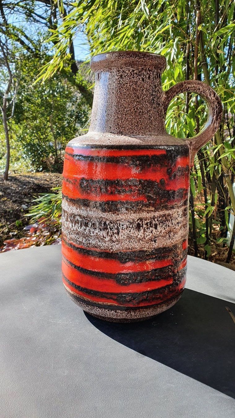 Vasen & Gefässe: Grosse Scheurich Bodenvase "Fat Lava" 40 cm – Gebraucht aus Glattfelden von sessa123