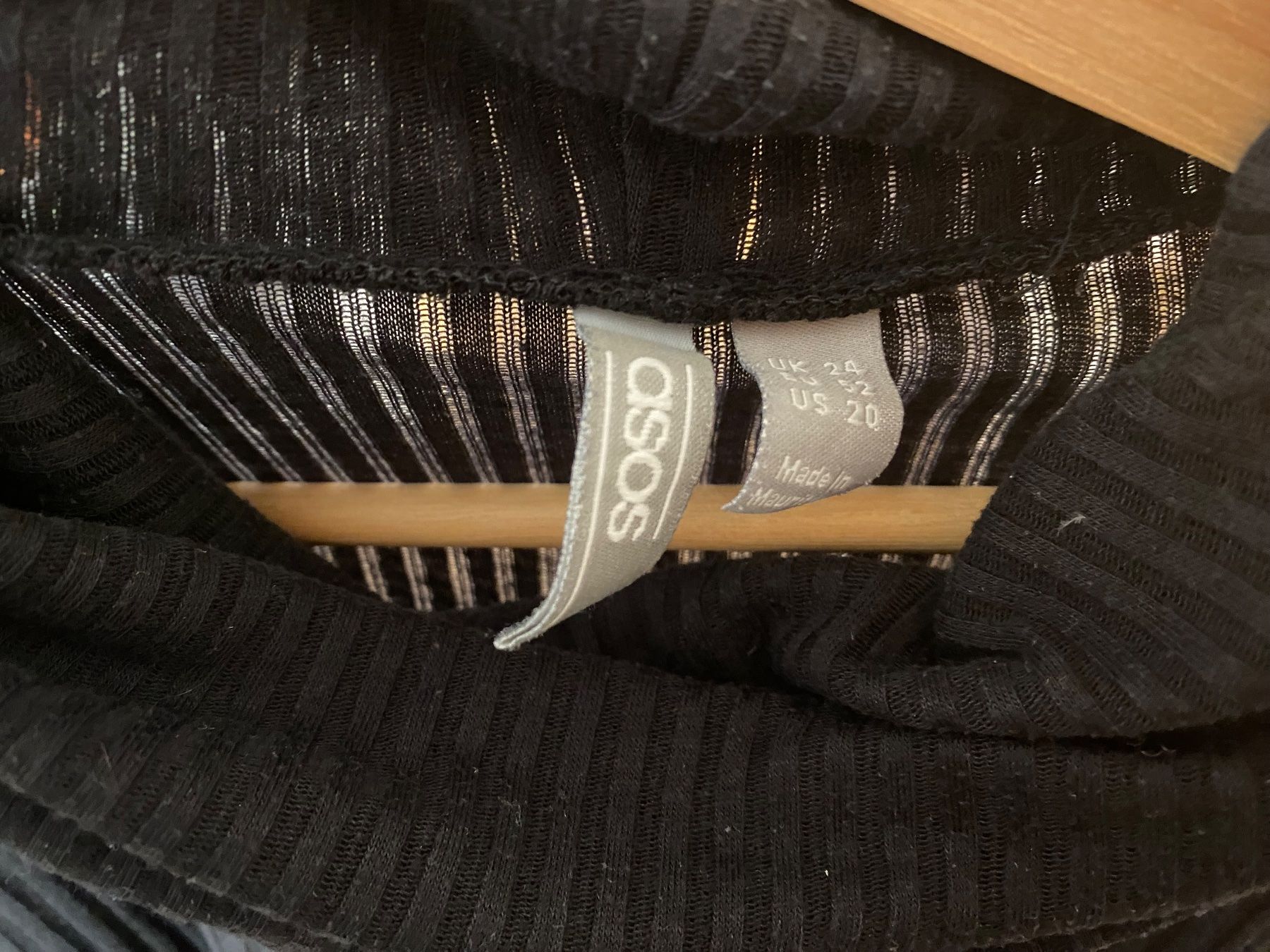 Asos Maglioni & Felpe: Asos Rollkragenpullover schwarz gerippt Gr. 52 – Usato da Pratteln venduto da a23_j2gs 4