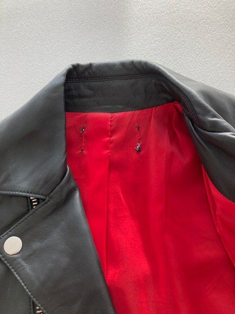 Giacche: The Kooples Lederjacke Grösse 34 schwarz – Usato da Thierachern venduto da Herci 6