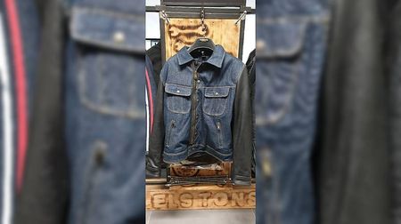 Helstons Motorradjacke Leder-Jeans 2XL