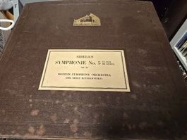 Sibelius Symphonie No. 5, 4x Schellackplatten, Rarität!